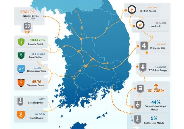 Infographic showing Haneul Maru Labs' impact metrics across various Korean provinces with key statistics