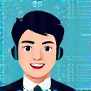 Illustration of a person with a headset on, indicating technical support.